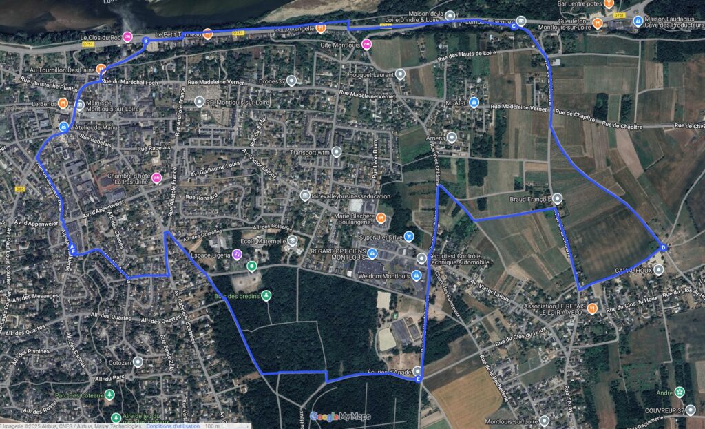 Parcours rando ucm 12 10 2025