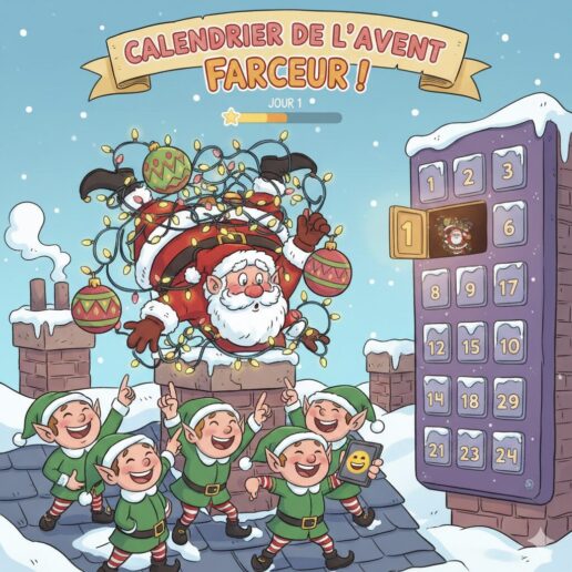 Illustration calendrier de lavent